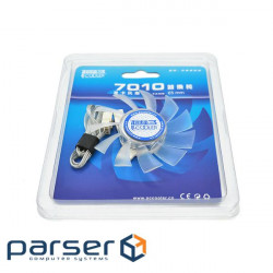 Кулер для видеокарты Pccooler 7010№2 для ATI / NVIDIA 3-pin, RPM 3200&plusmn, (YT-CCPC-7010№2)