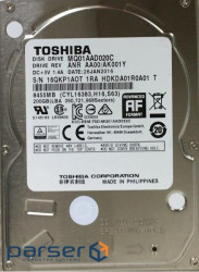 Жесткий диск для ноутбука 2.5" 200GB Toshiba (MQ01AAD020C)