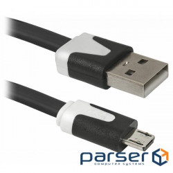 Data Cable USB08-03P USB 2.0 - Micro USB, 1m Defender (87475)