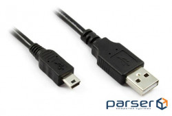 Date cable OTG USB 2.0 AF to Mini 5P 0.1m Atcom (12822)