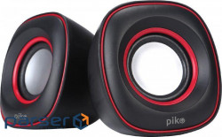 Acoustic system Piko GS-202 USB Black-Red (1283126489457)