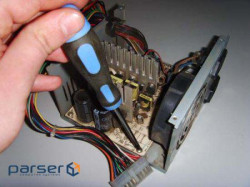 Installation, replacement of the power supply cooler (UT000122483)