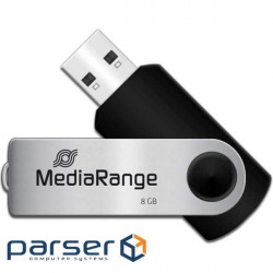 Флэшка MEDIARANGE Swivel 8GB (MR908)